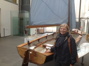 Chris with the museum's Enterprise