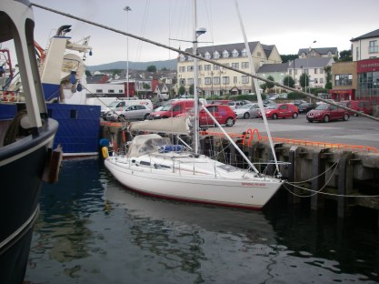 Sprinmg Fever alongside the dock in Killybegs