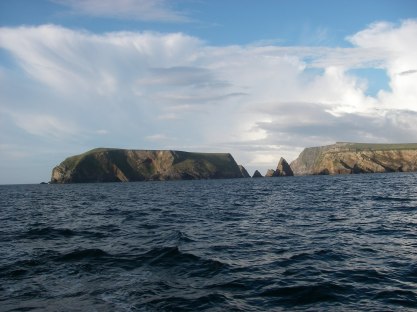 Looking back, just before Broad Haven