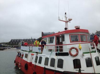 Chris off on an impromptu tour of Sherkin Island