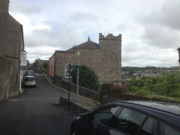 Old British officers' club by the bowling green on Compass Hill