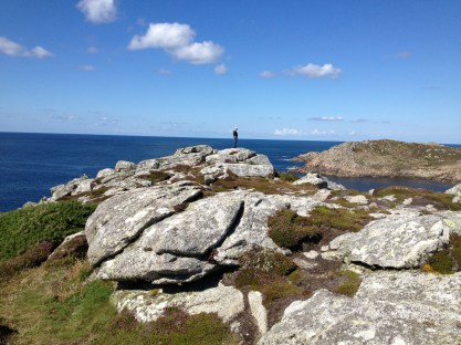 Not quite Switzerland - Jean-Jacques on a peak