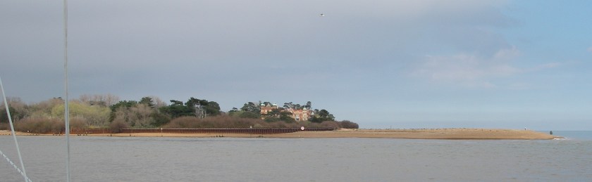 Entering the Deben at Bawdsey