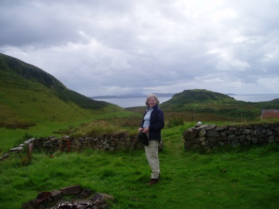 Chris walking on Kerrera