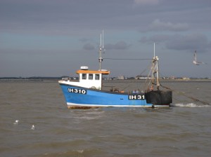 Fishing boat off the River Deben