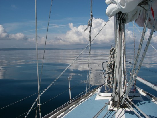 Flat calm on the way to Islay