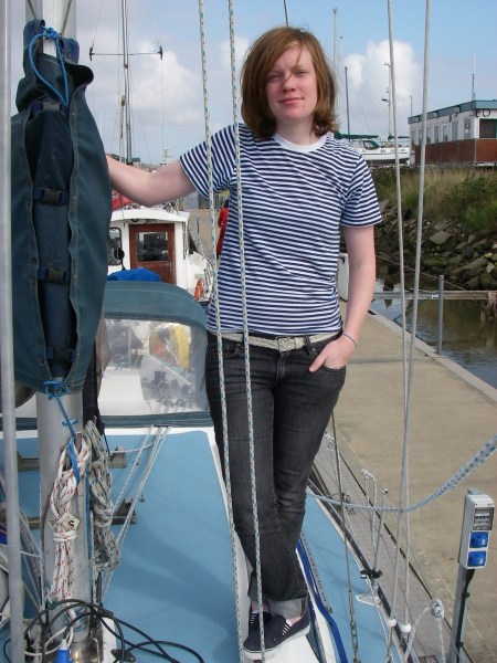 Georgia at Grimsby fish dock.