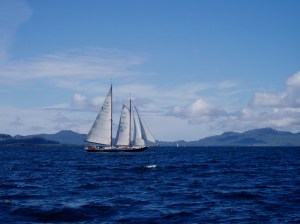 A German schooner near the North of Mull