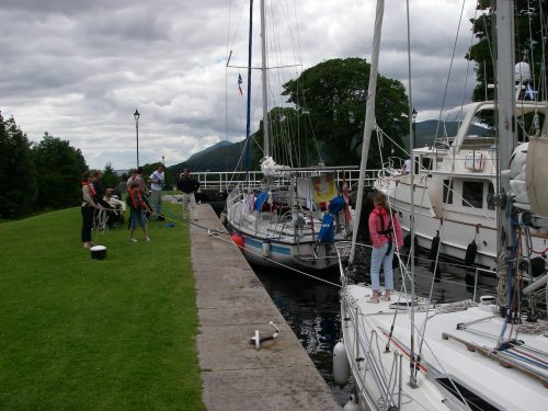 The last locks, down into Corpach and the sea.