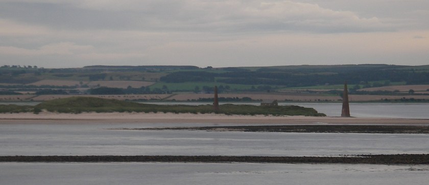 Leading marks, Holy Island