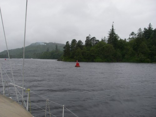 Loch Oich, raining still