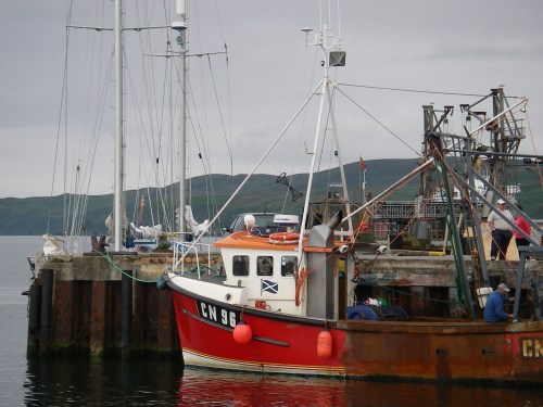 The view from the marina berth