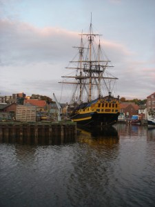 The square rigger Grand Turk