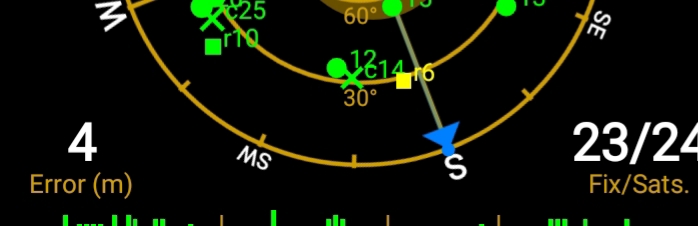 Satellite accuracy on a&nbsp;mobile