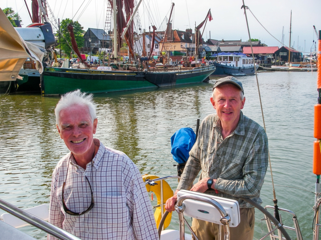Backtraching - down the coast again to Maldon with MartinMaldon Martin Peter